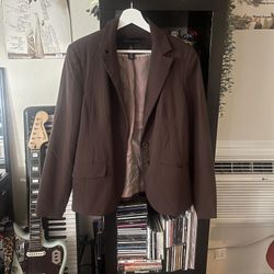 Brown Rock N Roll Blazer