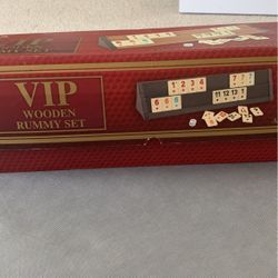 Wooden Rummy Set