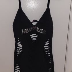 Dollskill X Hustler Black Dress 