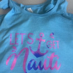 Let’s Get Nauti Handcrafted Tank Top Small