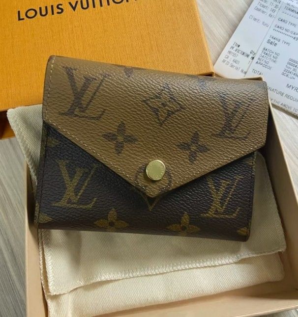LV Victoria Patchwork Tri-fold Wallet