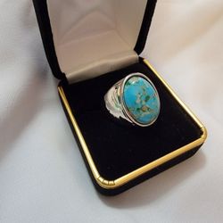 Silver & Turquoise Ring