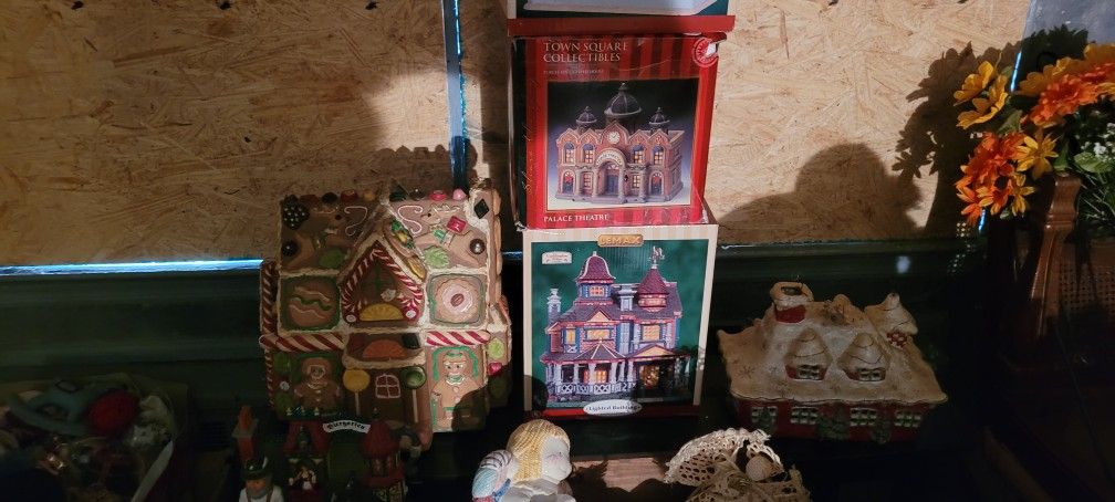 Fire Sale Christmas Villages And Collecitbles Galore All Must Go Come Sunday Open House
