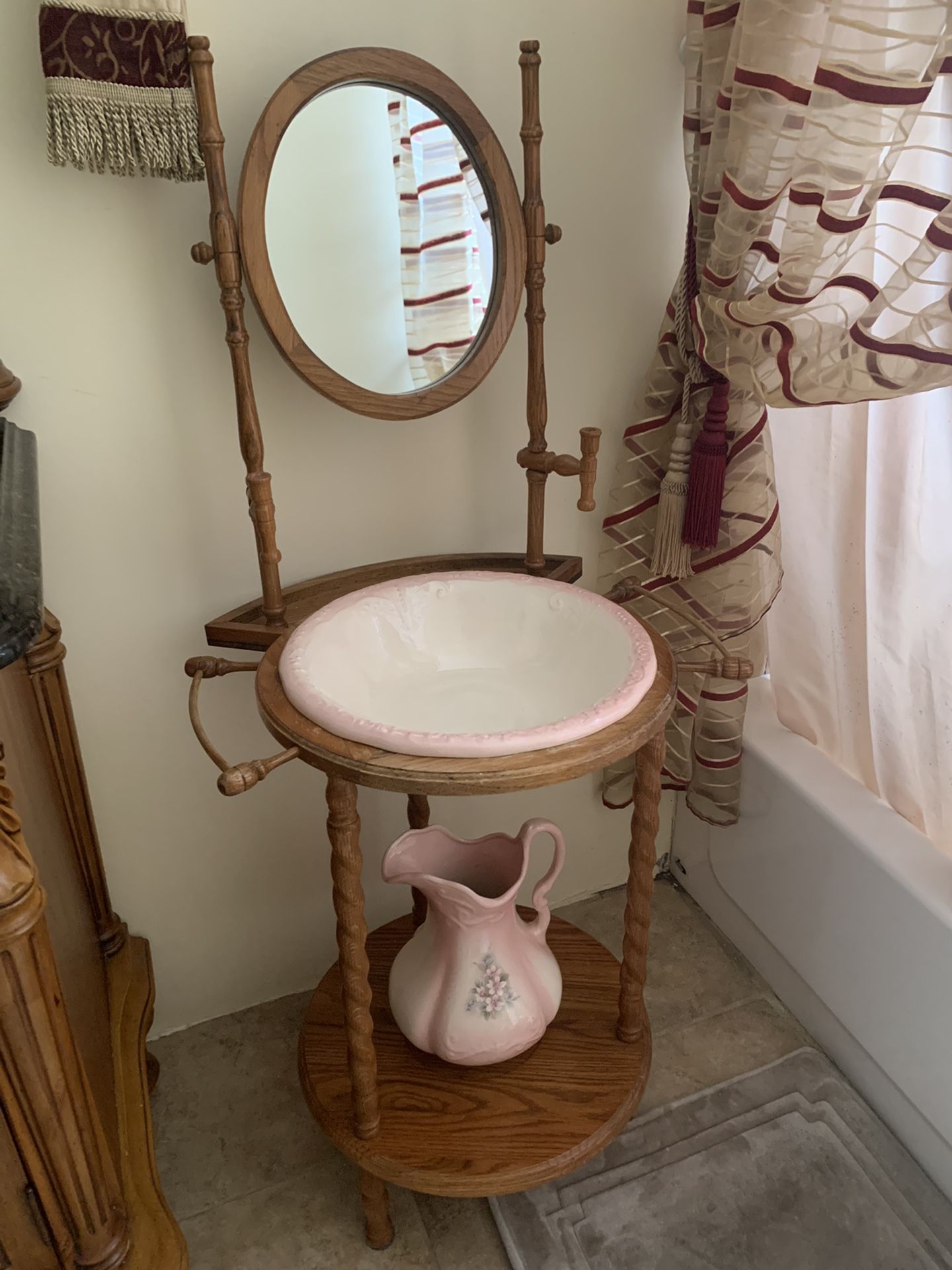 Wash Basin Unique Antique ( Used For Decoración Only)