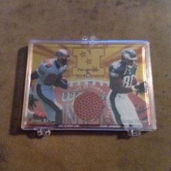 1997  Playoff Game Ball Jerry Rice/Irving Fryar