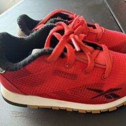 Reebok Red and Black Athletic Sneakers