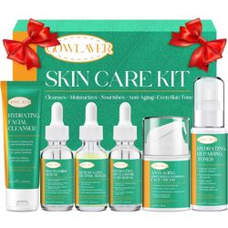Professional Anti-Aging Skin Care Set Kit,Niacinamide Serum,Retinol Serum,Hylunaric Acid Serum,Skincare Gift Set,Facial Skin Care Products,Face Skin C
