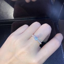 2020 Modern Fashion Women Ring Trend White AAA Crystal Zircon Engagement Design Rings for Women Wedding Jewelry Gift Thumbnail