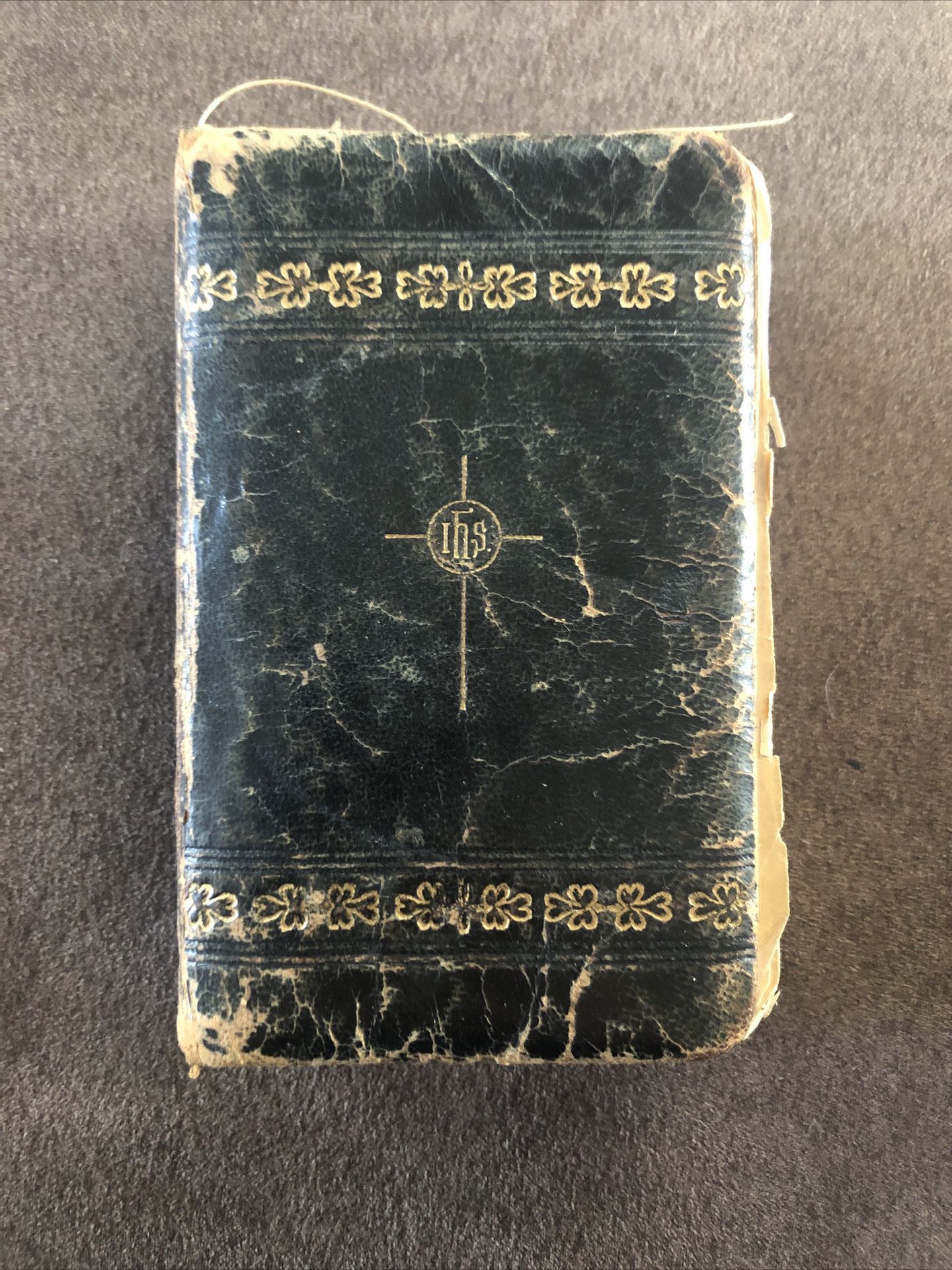 Antique Key To Heaven Religious Book-Missing Pgs And Beginning Pages Are Loose Fair Condition 