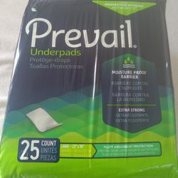 Prevail Underpads 25 Count