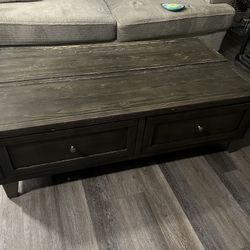 Coffee Table With Drawers 