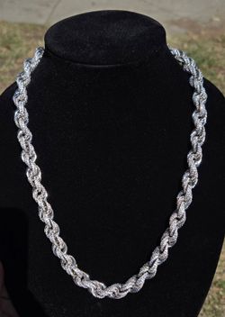 Iced Out 10MM Rope Chain