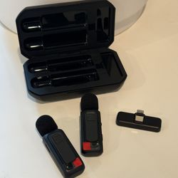 Auto Noise Canceling Wireless Phone Lavaliere Microphones