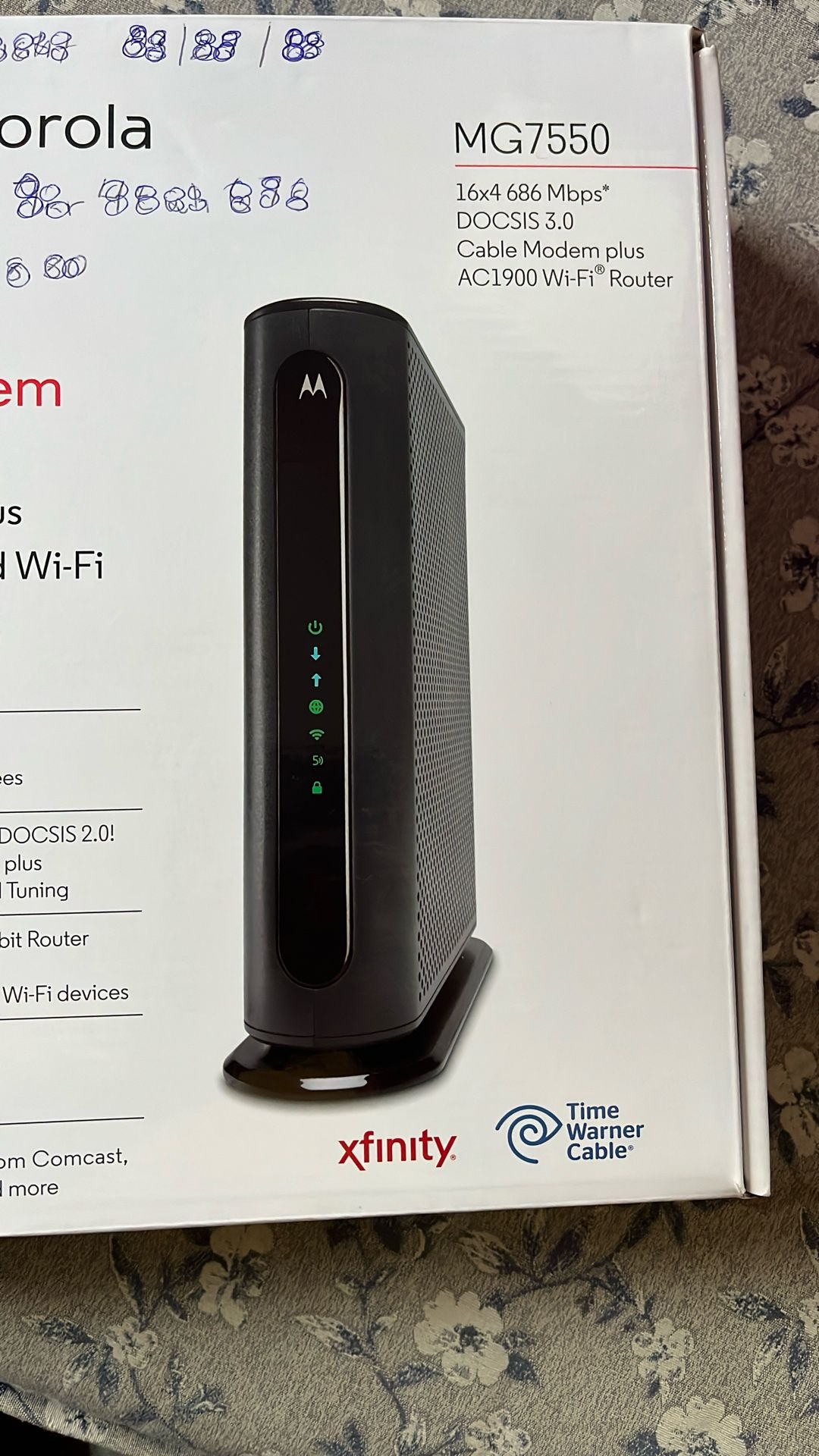 Cable Modem Plus Router, Works With RCN
