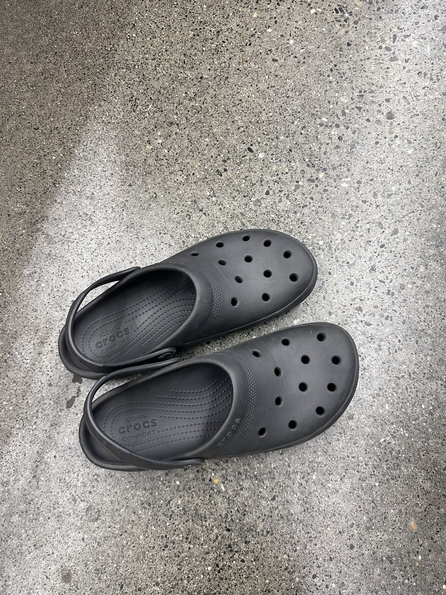 Grey Crocs