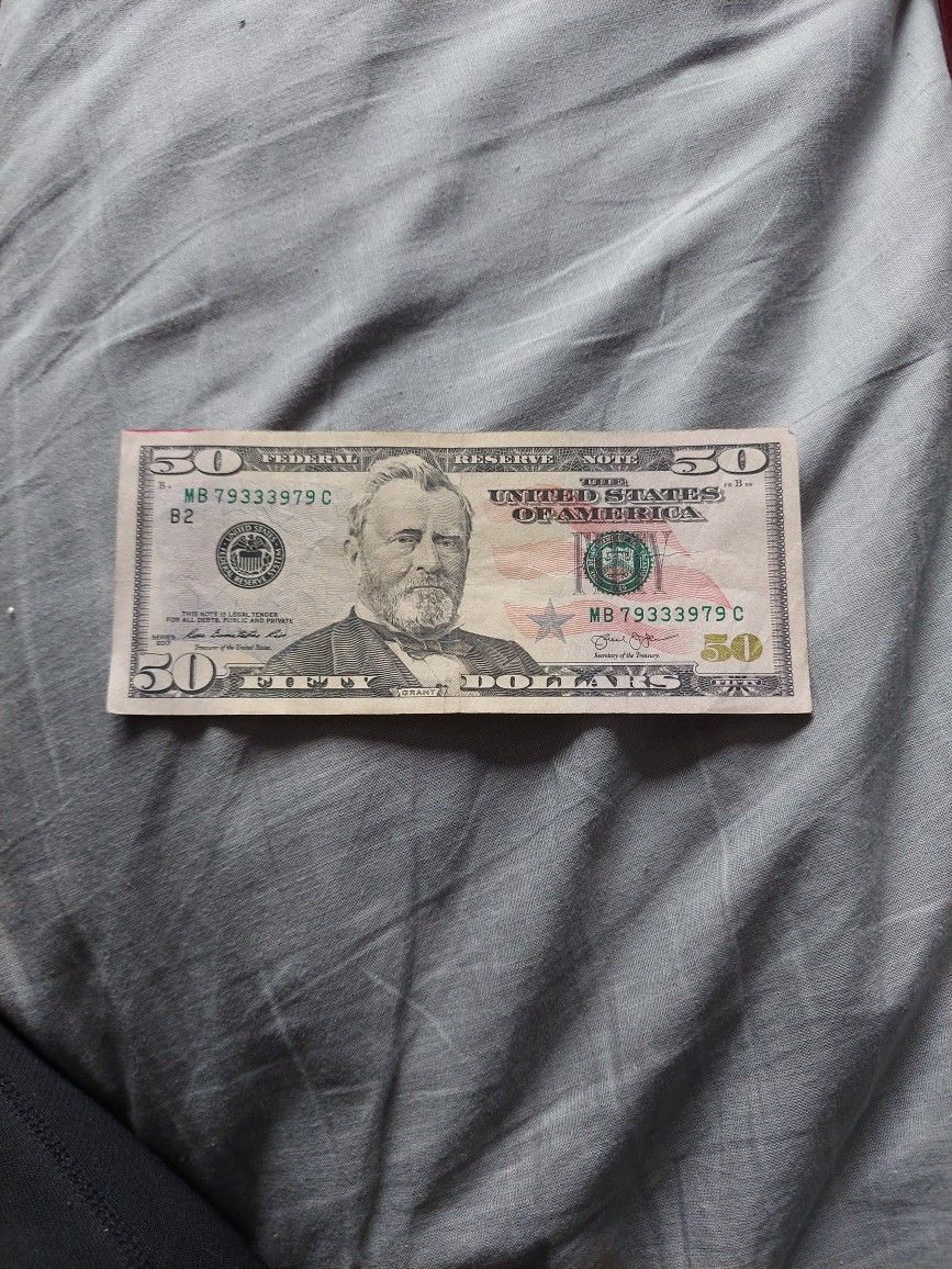 2013 50 Dollar Trinary
