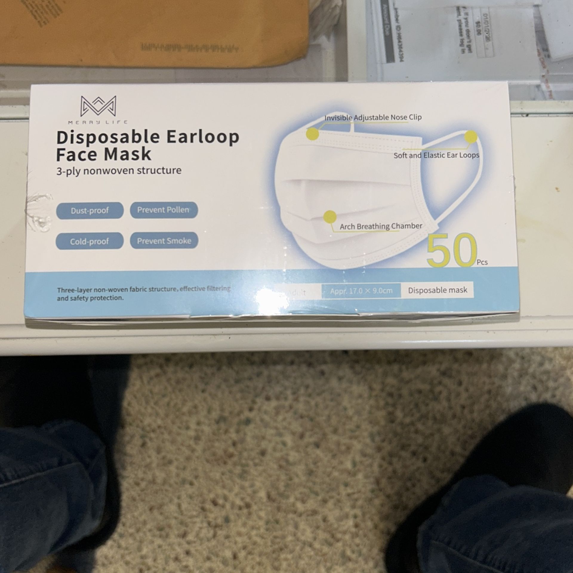 Disposable Earloop Face Mask