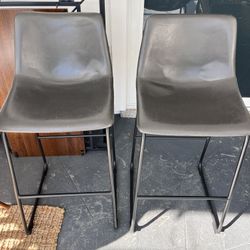 2 High Top Chairs 