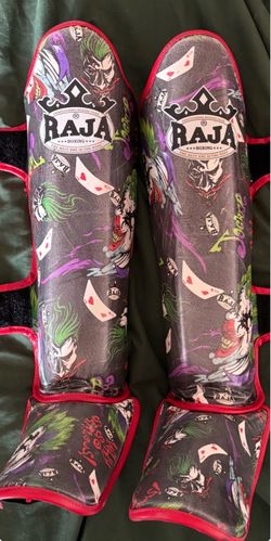 Raja Boxing Joker Muay Thai Shin Guards – Size Medium (M)