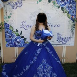 Quinceñera Blue Dress 