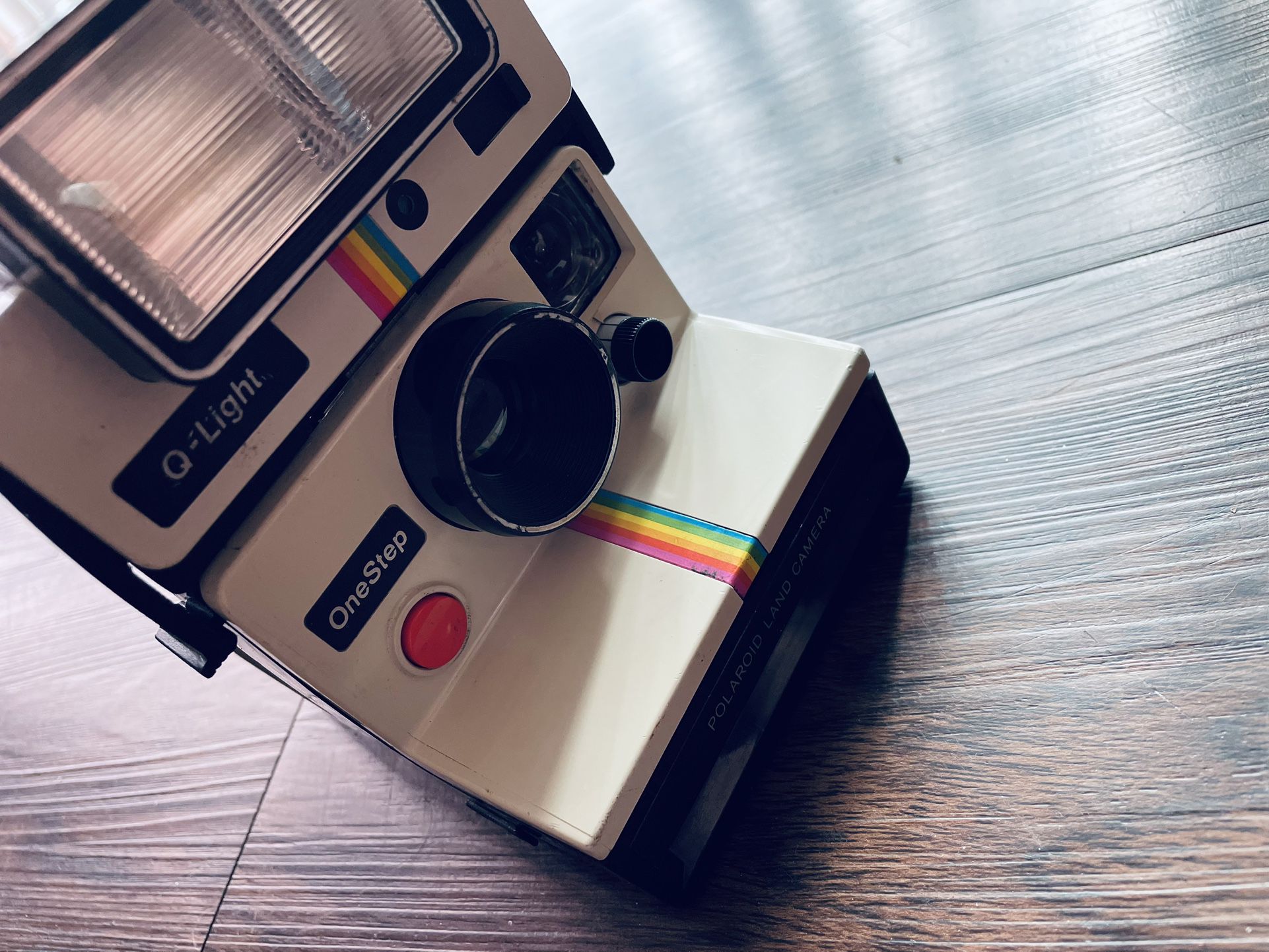 Vintage Polaroid Rainbow