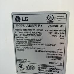 LG Standard Depth  Refrigerator  