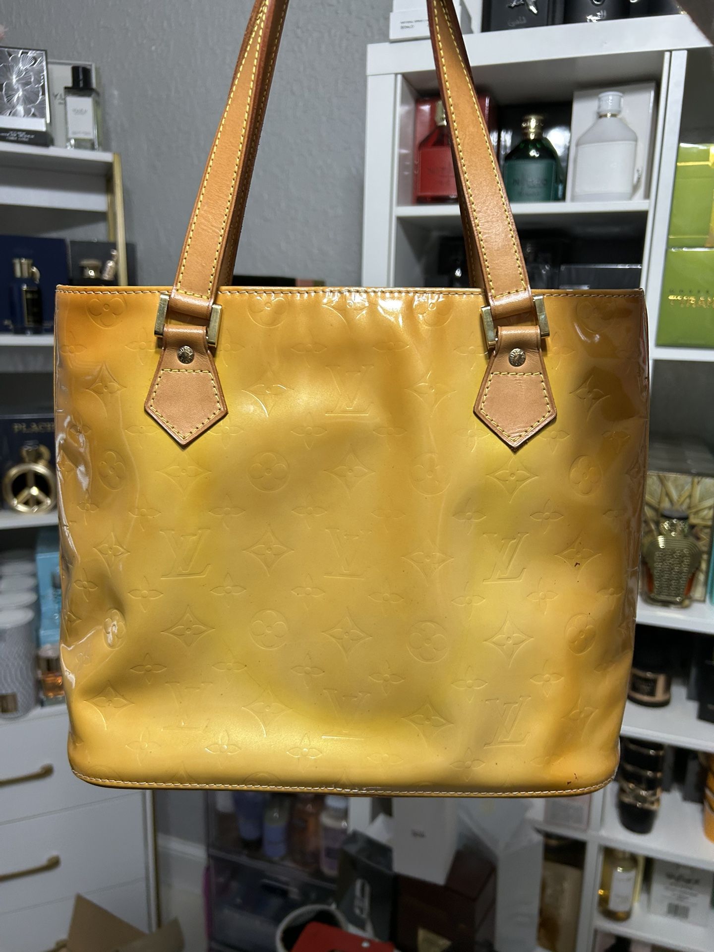Louis Vuitton Monogram yellow purse