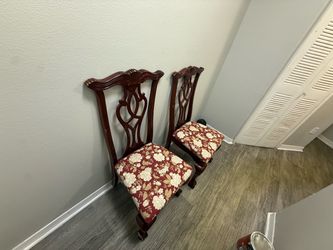 Vintage Chippendale Ball & Claw Dining Chairs (Set of 2)-local pick up Orlando-