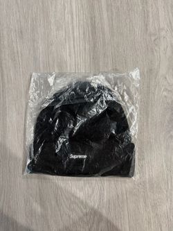 Black Supreme Beanie, brand new in bag with tags