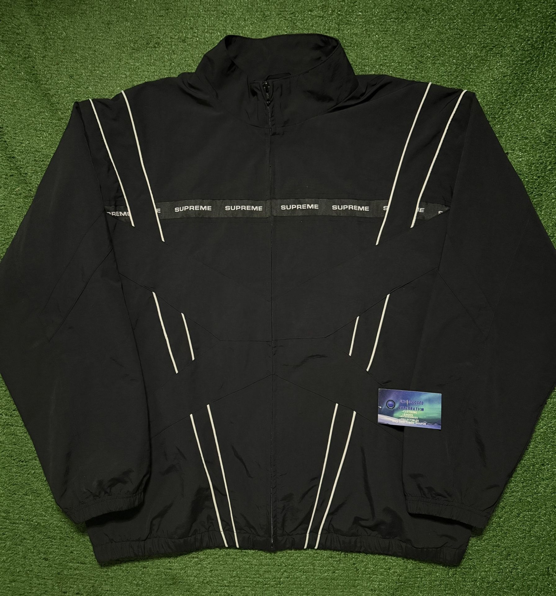 Supreme Cross Paneled Track Jacket X-Large