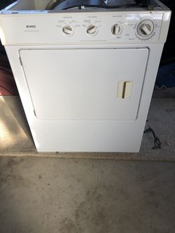 Kenmore stackable dryer