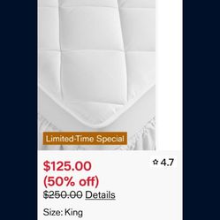 Matress Pad King Size