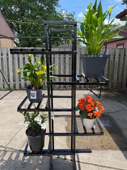 Steel plant stand for sale