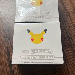 Pokemon Celebration New Seal  Elite Trainer Box