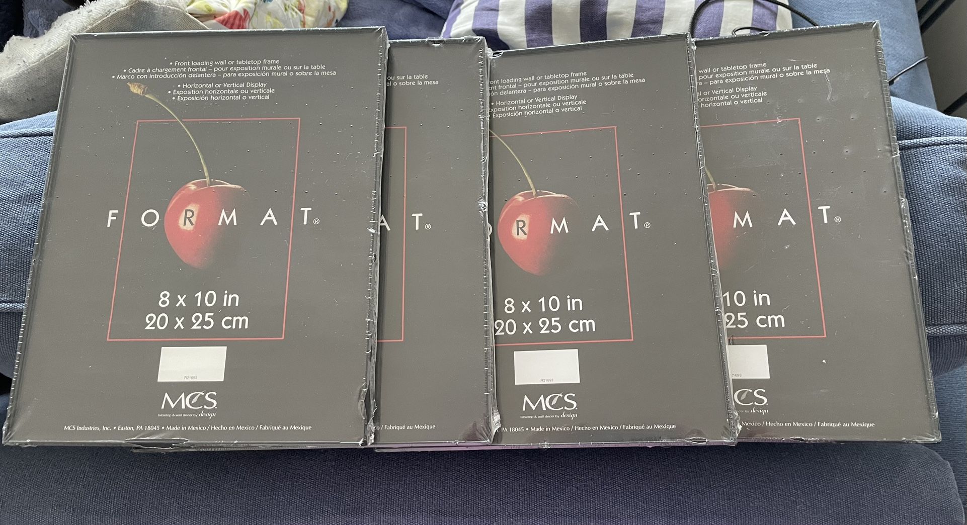 4 Black Picture Frames