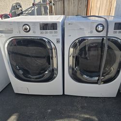 Lg Washer And Dryer Set Electric Lavadora Y Secadora 