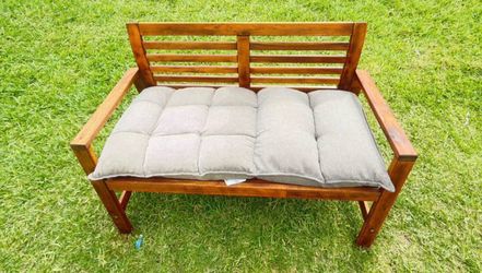 Selling wooden bench with cushion, 46 x 31 x 21 /