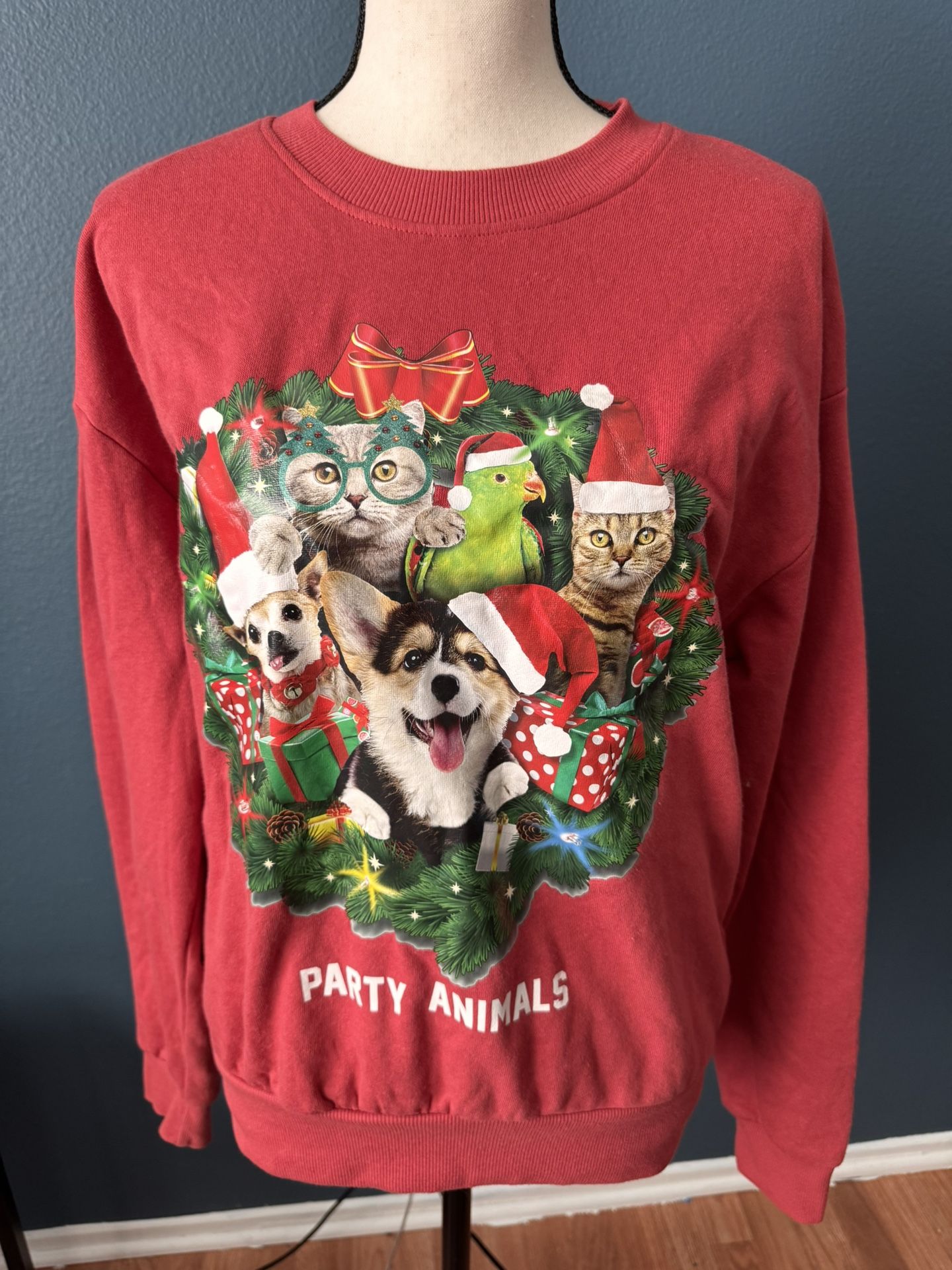 Red Party Animals Sweater