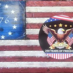 Wooden Flag