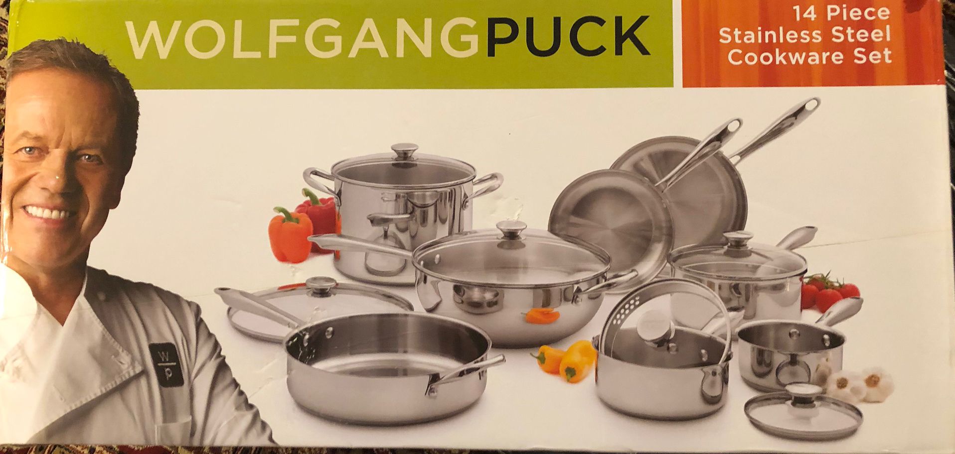 Wolfgang Puck 14 Piece Stainless Steel Cook wear
