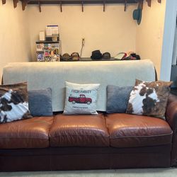 Leather Couch 