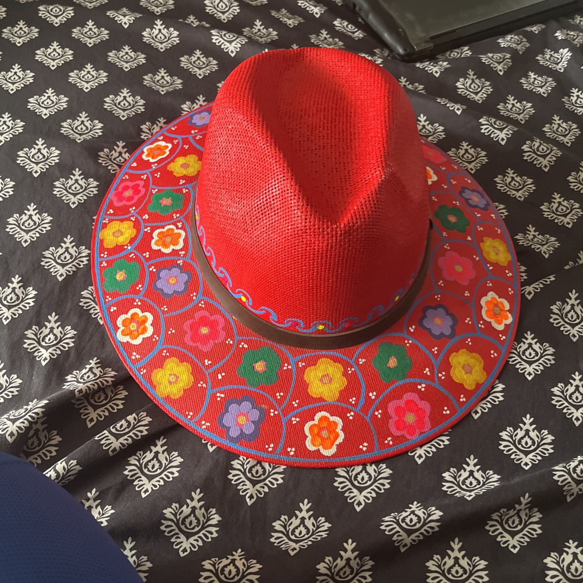 Mexican Hand Painted Hat