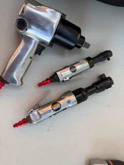 Central & Goodyear Pneumatic Air Drills (5 drills total)