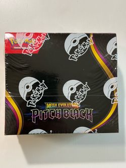 2026 Pokemon Mega Evolution Pitch Black Booster Box
