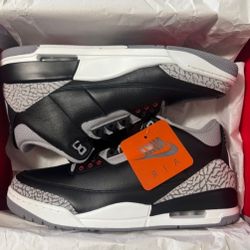 Air Jordan 3 Retro Black Cement Size 11 & 11.5 Available 
