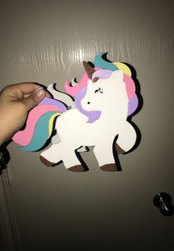unicorn centerpiece box decorations