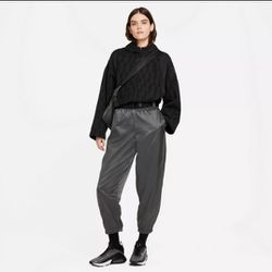 Nike Sportswear Tech Pack Women's Pants Loose Fit Size S Black/ Grey CZ9791-010
