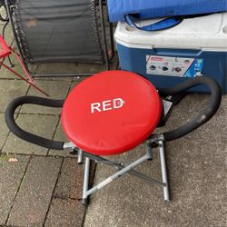 Red FitnessDX  EXERCISE CHAIR 