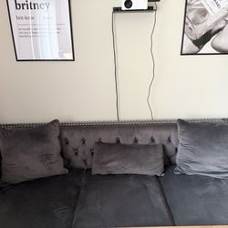 Grey couch