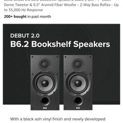 Brand new Bookshelf Speakers for Home Entertainment Systems (pair)
